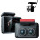 4 Polegadas IPS HD 1080P Carro Dvr Gravador Traço Cam IR Visão Noturna  Angular Estacionamento Monitor Câmera Frontal Interna Traseira 1