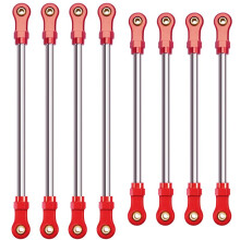 RC Car Upgrade Chassis Adjustable Pull Rod Kit for 1/10 YK4016 RC Car Upgrade Parts Red