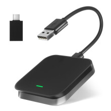 Przewodowy do Bezprzewodowego Adaptera Box 2 w 1 Carplay i Android Auto Box do USB/Typu C Dongle Podłącz i Graj Części Samochodowe