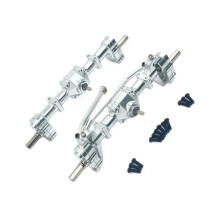 RC Car Upgrade Front Rear Portal Bridge Axle Differential Assembly Kit for WPL C14 C24 C34 B14 B24 RC Car Upgrade Part,B