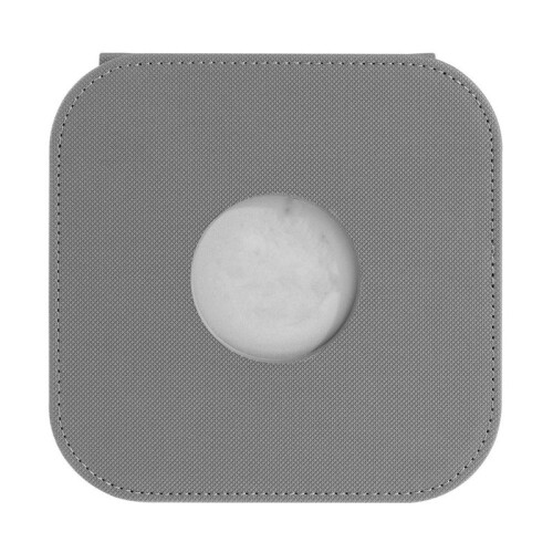 Capa Protetora para   M4/Pro Capa de Couro PU Capa À Prova de Choque para   2024 Capa Cinza