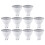 10PCS Ceiling Spotlight Set 7W GU10 Base  Saving Downlight LED Light Indoor Lighting 3000K Warm White Light 1