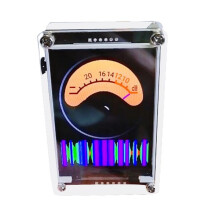 Voice Activated 1.3 Inch Music Spectrum Rhythm Level Indicator VU Meter HD LCD Color Analog Multi-Mode Support GPS