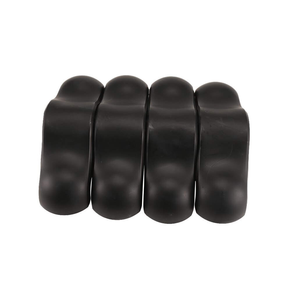 Indoor Bike Cushioned Foot Pad Noise Reduction And Anti-Friction Floor Tennis Foot Pads For Wahoo 4Pcs(Without The ) Tauoh