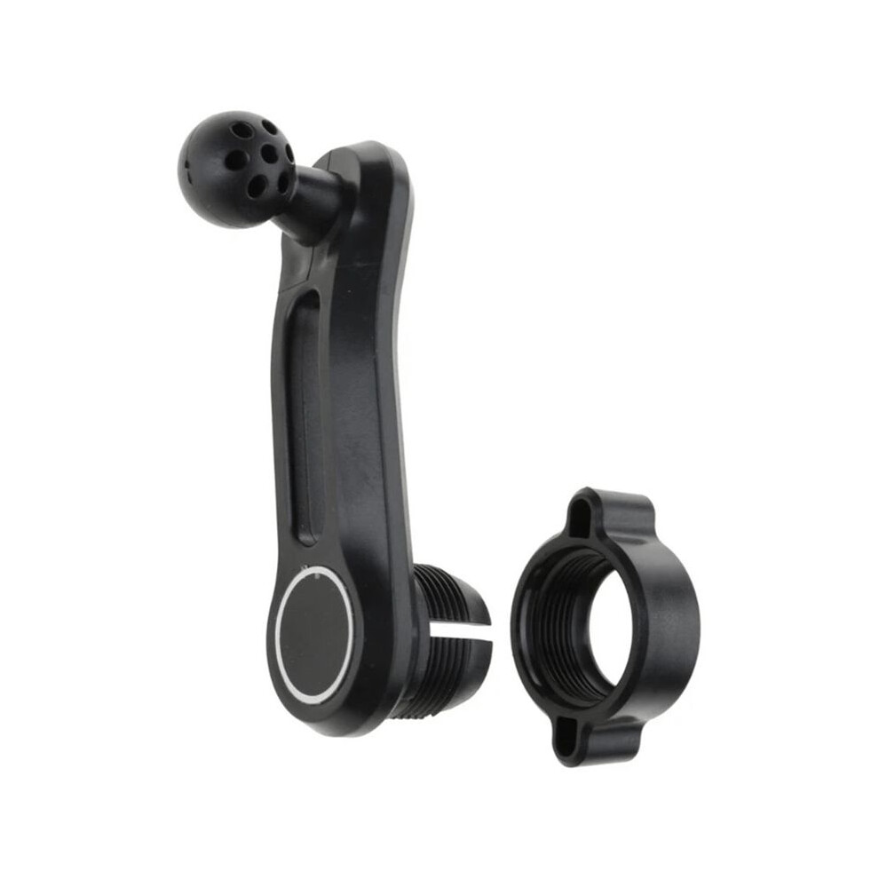 17Mm Round Joint Extension Arm Female To Male Extender Rotating Rod For Car Air Outlet Vent Phone Stand Black 4711498903747