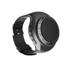 USB Rechargeable Bicycle Audio Portable Wrist Watch Speaker Cool Lighting -Compatible Sports Music FM Radio C