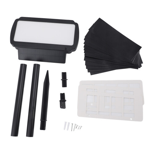 Modèle : ABS Sign Solar 2000 mAh IP65 LEDs à 3 couleurs 1