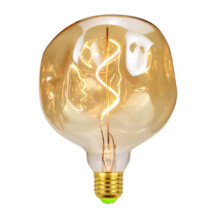 E27 Vintage Led Bulb 4W 220v Dimmable Special Shaped Stone Bulb Festival Events Decorative Bulb Gold