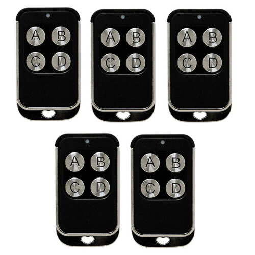 RF Remote Control 433MHz Rolling Code Face to Face Duplicate for Automatic Garage Door ,5PCS 1
