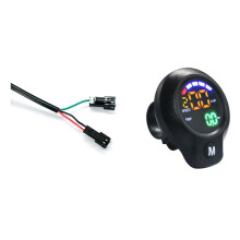 Ebike Throttle Fiets Digitaal Display Eenvoudig Te Installeren Goede Compatibiliteit Kilometerstand Snelheidsmeting Spanningsweergave A