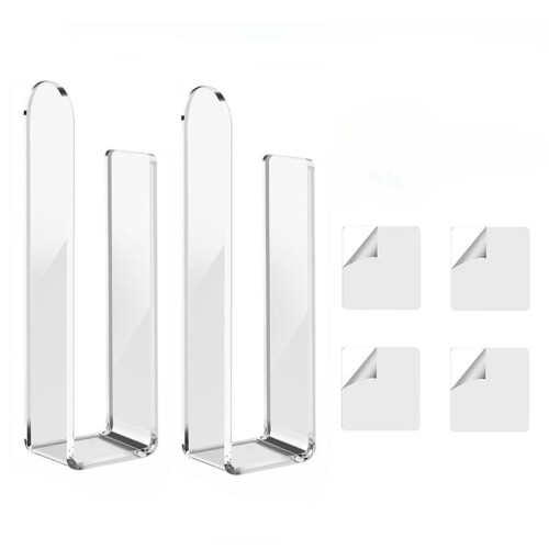2PCS Acrylic Wall Mounted Hat Hook, Baseball Hat Organizer, Multi-Purpose Hat Holder, for Baseball Cap, Hat Hangers C