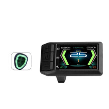 Écran LCD pour Vélo Électrique 600C Compteur LCD pour Vélo Électrique CAN pour Moteur de Moyeu Central pour Bafang M560 M600 M510 M820