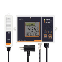 Digital Carbon Dioxide Controller CO2 Monitor NDIR Sensing Probe 0-5000ppm Concentration Tester for Greenhouse Plant(EU)
