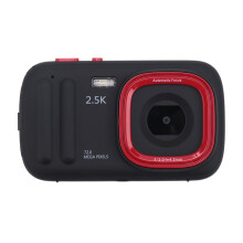 72MP Digital Camera 2.5K Compact Point and Shooting Camera, 16X Auto Focus Camera with Mp3 for Kids Black