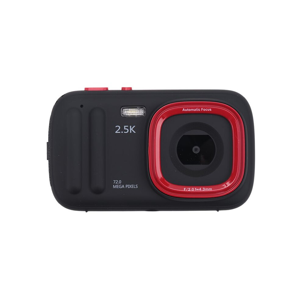 72Mp Digital Camera 2.5K Compact Point And Shooting Camera, 16X Zoom Auto Focus Camera With Mp3 For Kids Black 6132286714969