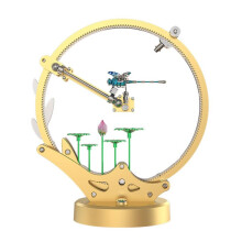 DIY Mechanical Dragonfly Model Kit Metal 3D Puzzle Art Assembly Decoration Ornaments Handmade Gift
