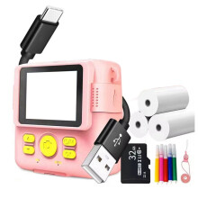 Portable Thermal Printing Camera Fashion Children'S Gift for Instant Automatic Focusing