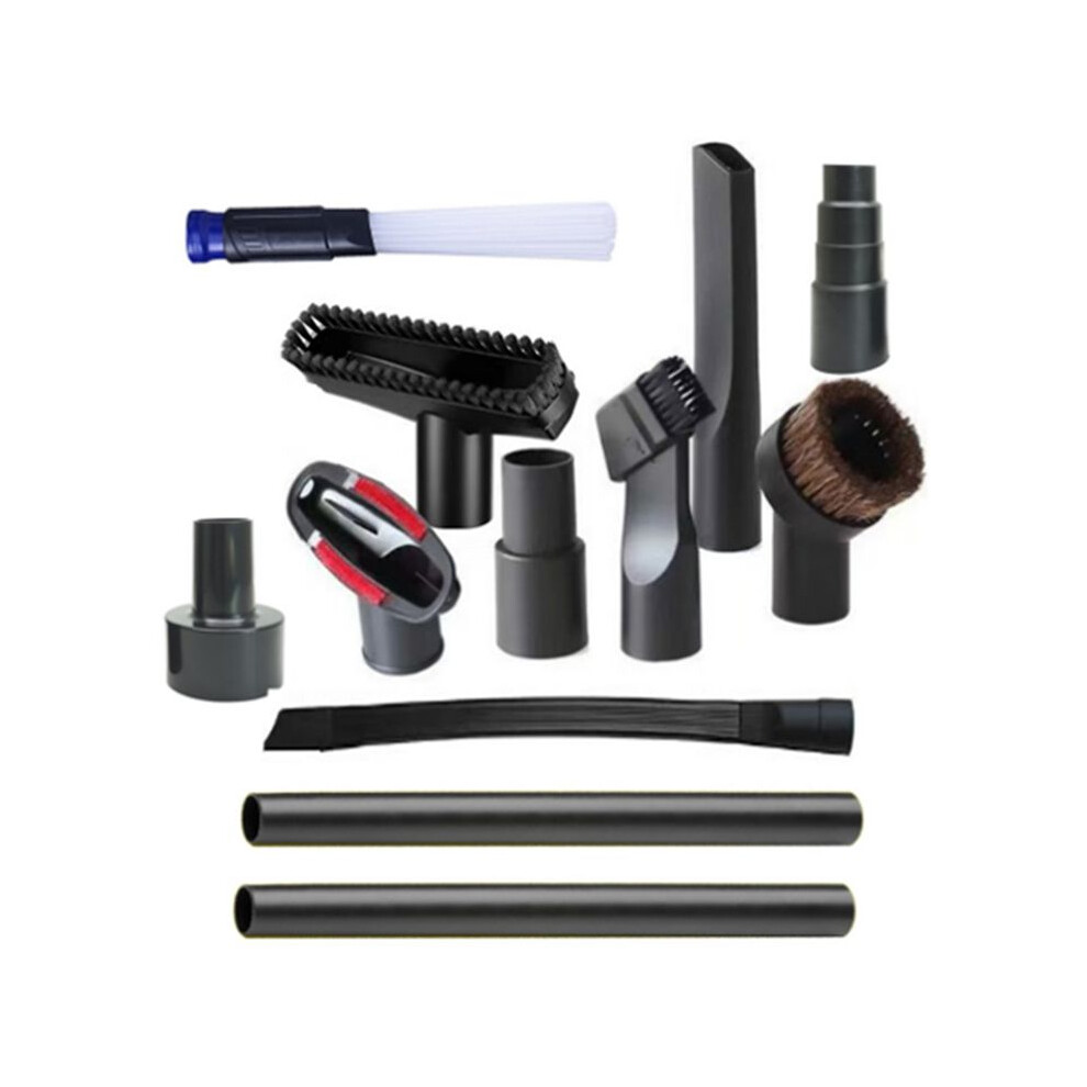 12Pcs Universal Vacuum Attachments 1-1/4Inch Vacuum Cleaners Brush Extension Wand Nozzle Crevice Tool Wet Dry 6131180471954