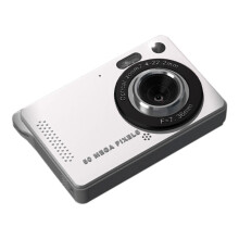 M08 Câmera Digital Ccd Câmera Pequena para Estudantes Pequena Máquina de Cartão de Campus Retro Portátil Cinza Sem Cartão de Memória 32G