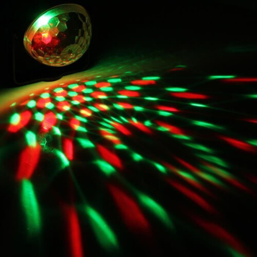 5W Φωνητικός Έλεγχος RGB DJ LED Φως Μπάλα EU για Μπάρα Πάρτι Γενεθλίων 1