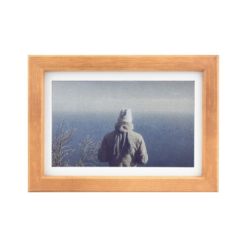 7.3 Inch Color E-Ink Display E-Paper Screen Solid Wood Frame Ultra-Long Standby 800x480 E-Ink Photo Painter Frame 2