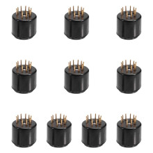 10PCS 9Pin Tube Socket Test Saver for 6DJ8 12AX7 ECC83 12AU7 ECC82 EF86 6922 5670 Audio Amplifier