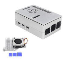 Boîtier de Radiateur pour Raspberry Pi 5 Génération, Boîtier de Protection ABS avec Écran de 3,5 Pouces pour Raspberry Pi 5 Radiateur