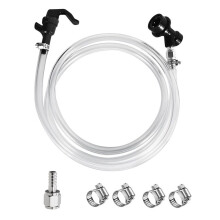 5 FT Lock Beer Assembly Kit,Tubing Lock Quick Disconnect for Cornelius Keg Beer Dispenser Soda