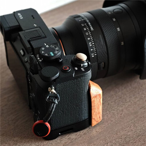 L Hand Grip for Camera Base Plate Quick Release Support Quick Installation System Tripod Mount for A7C2/A7CR Black 2