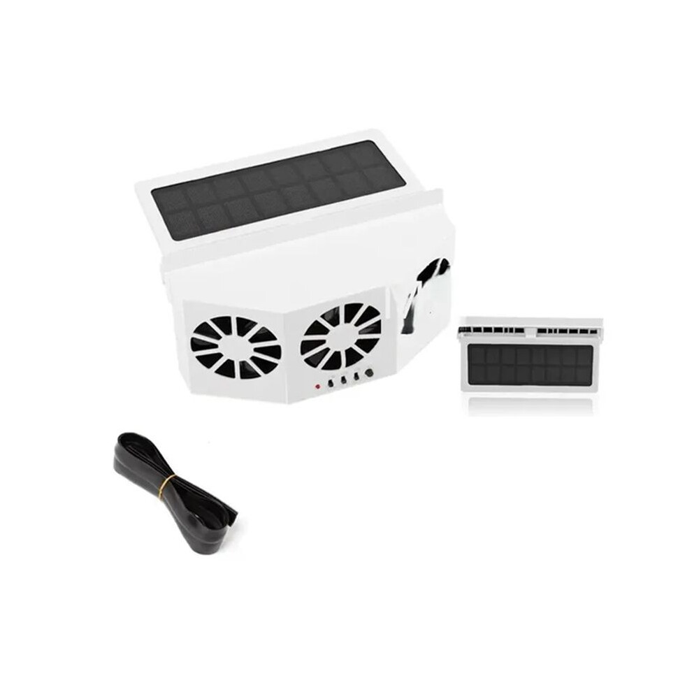3 Solar Car Cooling Fan Electric Car Air Cooler Charging Vent Radiator Backseat Front Purifiers For Vehicle A 6134220696003