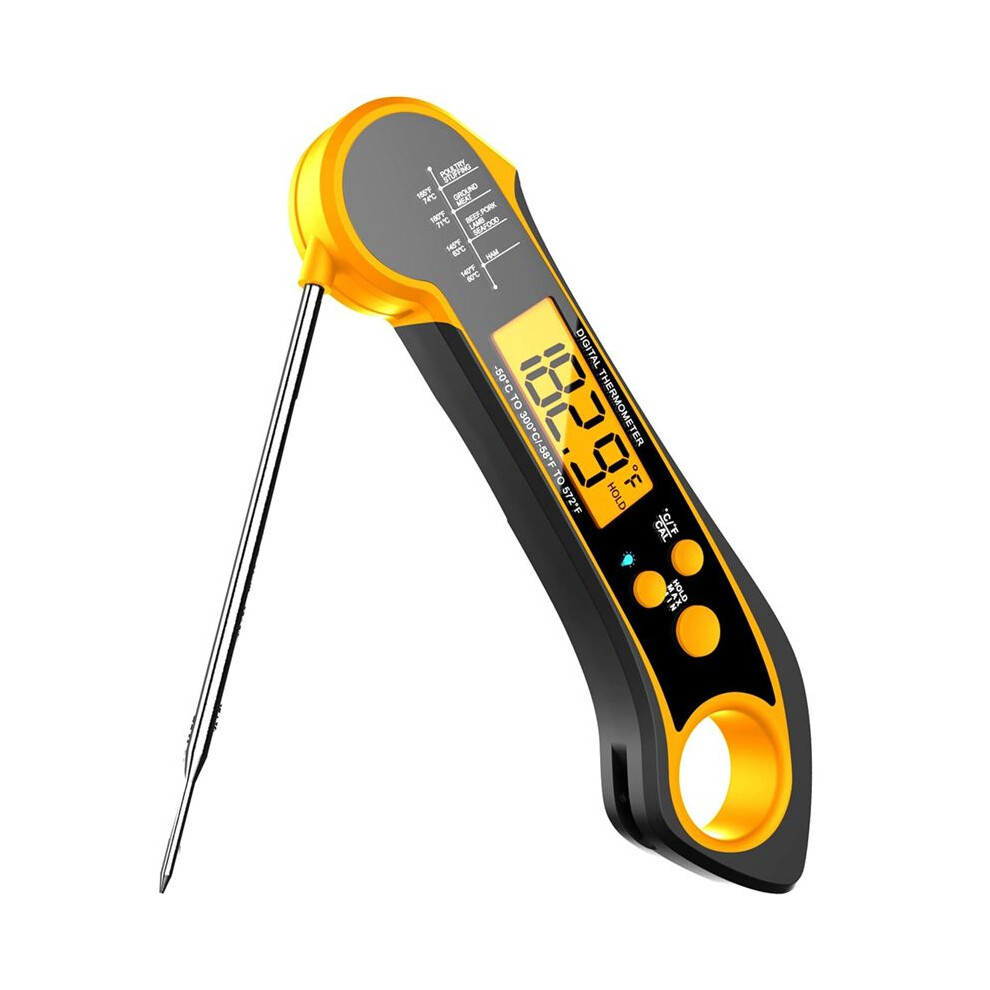 Digital Meat Thermometer,Instant Read Food Thermometer for BBQ Grill, Liquids, Beef, Turkey, and Cooking