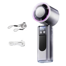 Refrigeration Handheld Fan USB Small Fan Ultra-High Speed Powerful Portable Outdoor Ice Compress Cooling Artifact B
