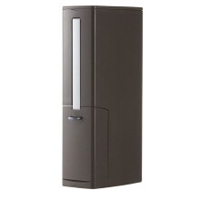 Badkamerprullenbak, Toiletborstelset, Kleine Prullenbak, Ultradunne Plastic Prullenbak met Deksel Koffie