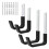 Heavy Duty Utility Hooks for Garage Storage Utility Hooks Wall Mount,Garage Hooks Heavy Duty,Garage Wall Hooks 1
