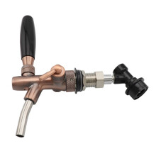 Adjustable Draft Beer Tap with Liquid  Lock Disconnect Chrome Plating Flow Control Beer Faucet Homebrew Kegerator