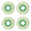 4 Pack Spin Mop Replacement  for Libman Tornado Spin Mop System, Large Microfiber Round Spin Mop Refills 1