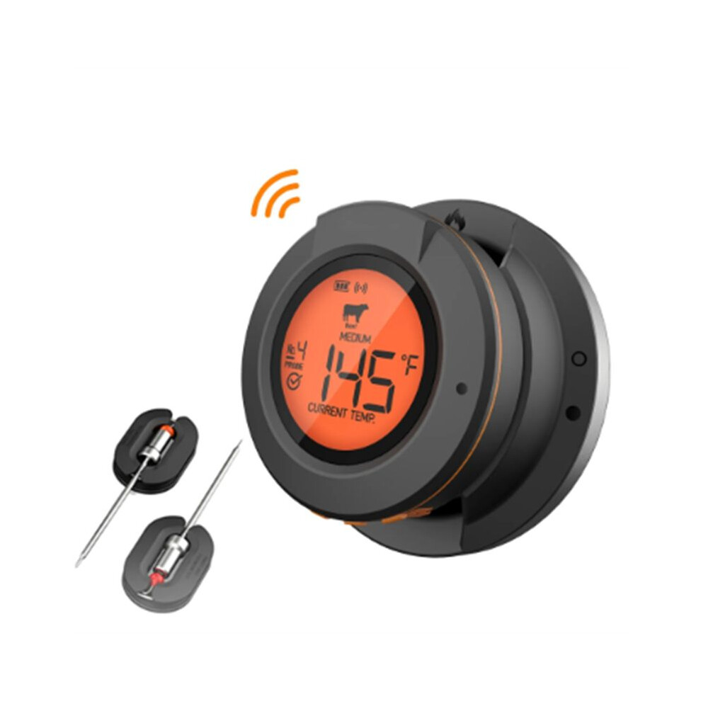 Food Cooking  Wireless BBQ Remote Thermometer Probes  Digital  Barbecue Thermometer(A)