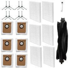 Replacement Parts for L60/ L60 SES/ L50/ L50 SES Robot Vacuum Main Side Brush Hepa Filter Dust Bags