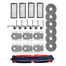 23PCS for Saros Z70/Saros Z70 Ultra Vacuum Cleaner Parts Replacement Main Side Brush Filters Mop Pads Dust Bags
