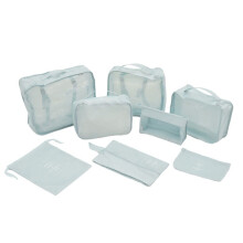 8PCS Travel Assortment Storage Bags Capacity Luggage Storage Bags for Packing Square Clothes Underwear Cosmetic Travel,D