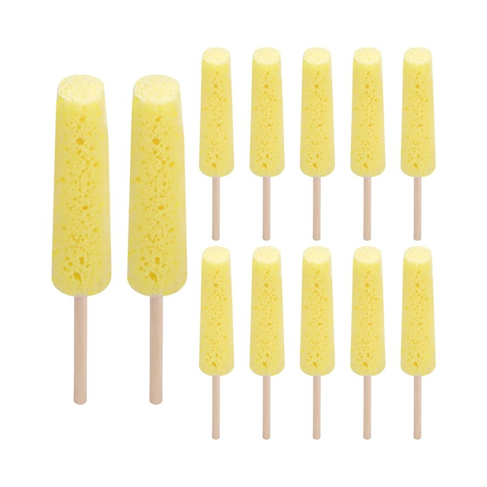 12 Pack Pottery Sponges For Clay, Ceramic Sponge A Stick Reusable Shaping Trimming Pottery Tools Supplies Yellow 6031713025244