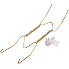 10 Pack Plate Hangers, Wall Plate Hangers and 10 Pack Wall Hooks, Compatible Decorative Plates, Antique China, Antique Plates and Art (8 Inch)