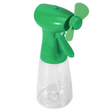 Handheld Water Mist Fan Spray Fan Battery-Powered Water Spray Fan Cooling Fan Outdoor Portable Spray Fan Green