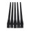 5 Pcs 1.5 x 0.5cm Black Plastic Round Handle Anti Static ESD Brush 1