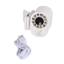 Ventilador de Clip para Exteriores con Pantalla LED, Rotación de 360, 100 Velocidades Ajustables, Pequeño Ventilador Eléctrico Portátil de Clip.