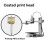 For  A1/A1  3D Printer Hot End Upgrade with PTFE Coating, Hardened Steel 0.4mm 2