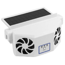 Solar Car Fan Exhaust Fan Air Circulation Cooling and Heat Dissipation High Wind Power 2 Ventilation Fan
