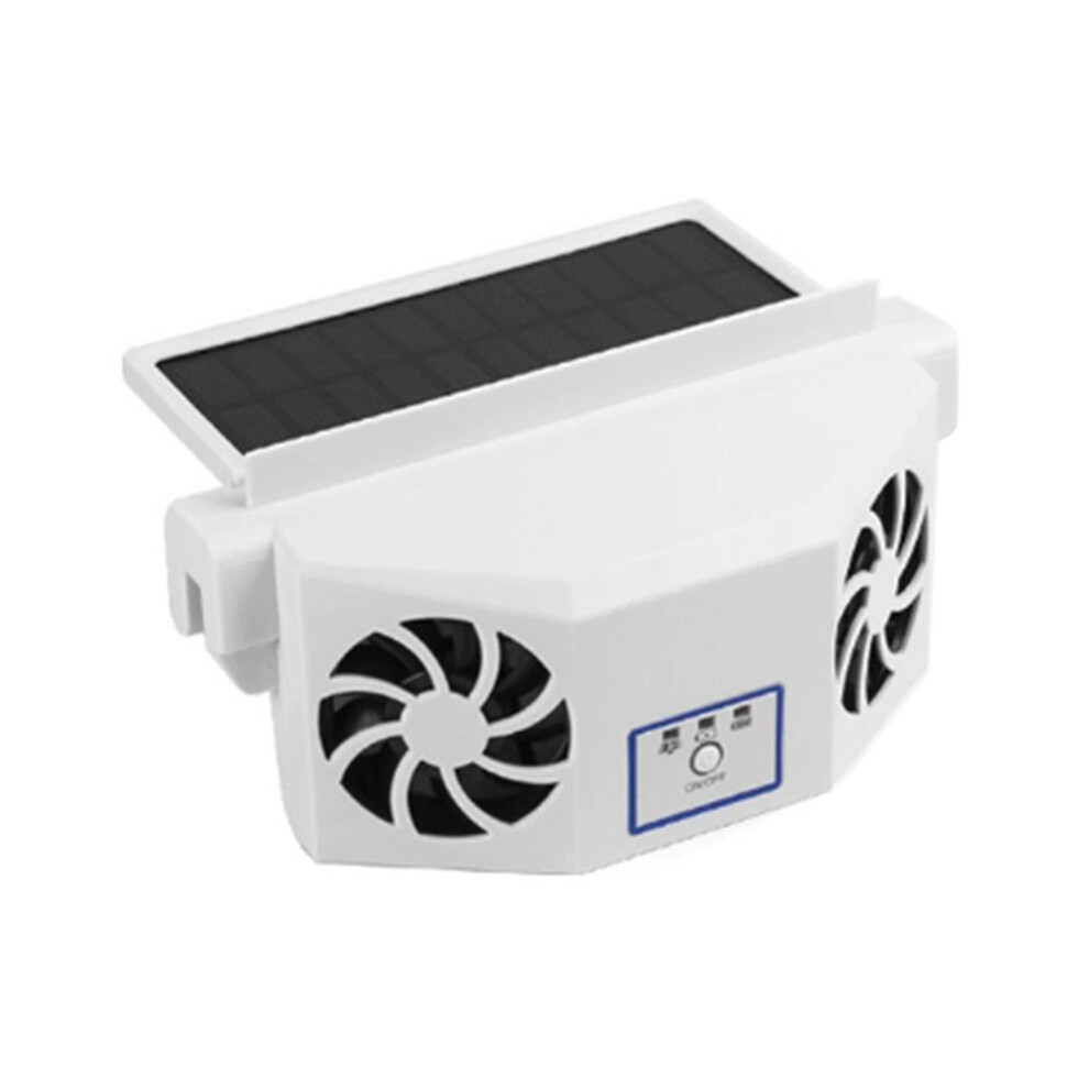 Solar Car Fan Exhaust Fan Air Circulation Cooling And Heat Dissipation High Wind Power 2 Ventilation Fan 6034194402825