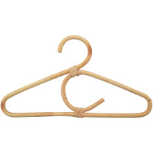 4Pcs Rattan Clothes Hanger Nordic Style Kids Garments Organizer Rack Children Hanger Kids Room Decor Hangers for Clothes