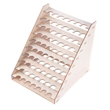 Madera Organizador Tattoo Paint Bottles Display Rack Brushes Holder Soporte Epoxi Microblading Storage Model Tool # 1